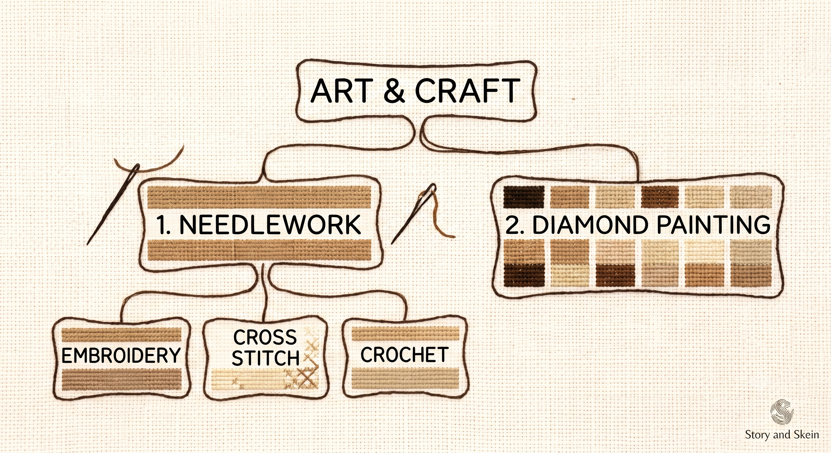 Beginners’ Notes: Making Sense of Needlework, Embroidery, and Cross-Stitch