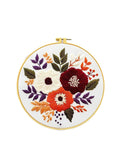 Quiet Blooms - Floral Embroidery Kit - Beginner Friendly