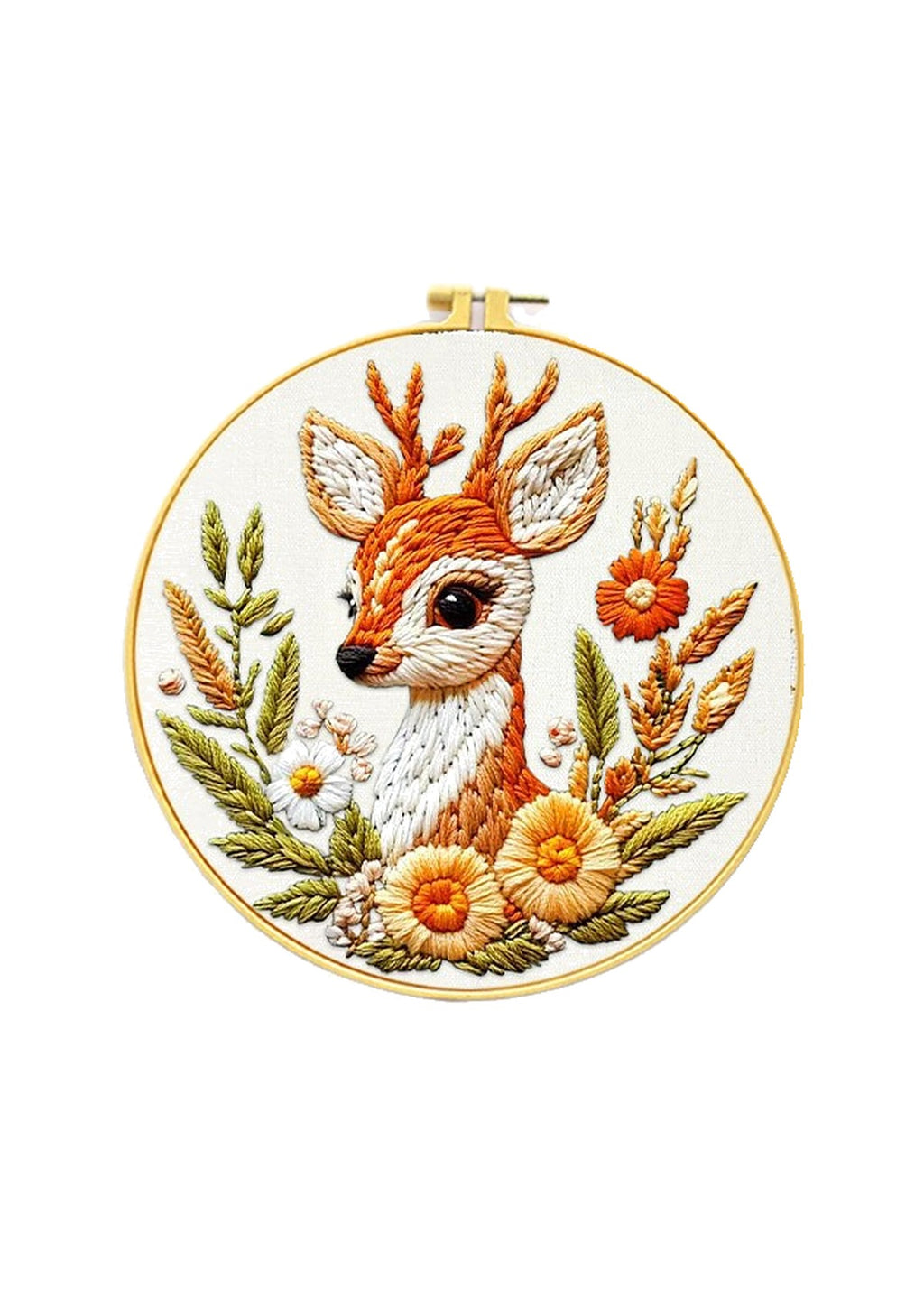 Sylvan Whisper - Fawn Embroidery Kit - Beginner Friendly