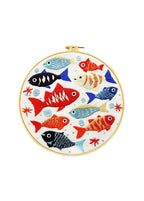 Quiet Fin - Fish Embroidery Kit - Beginner Friendly