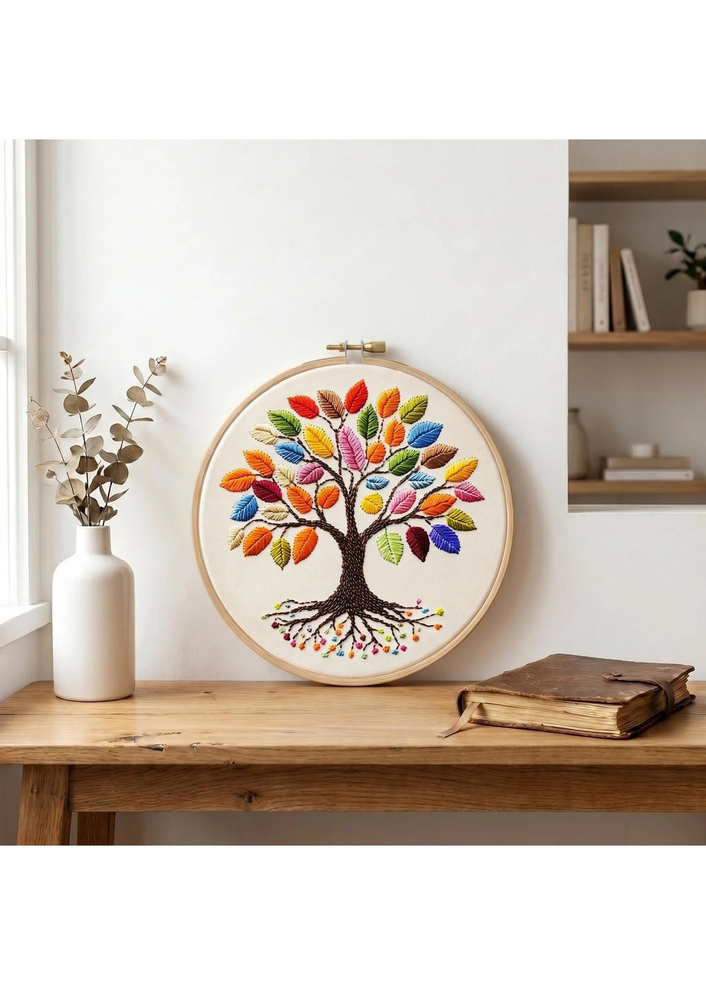 Dappled Arbor - Tree Embroidery Kit - Beginner Friendly