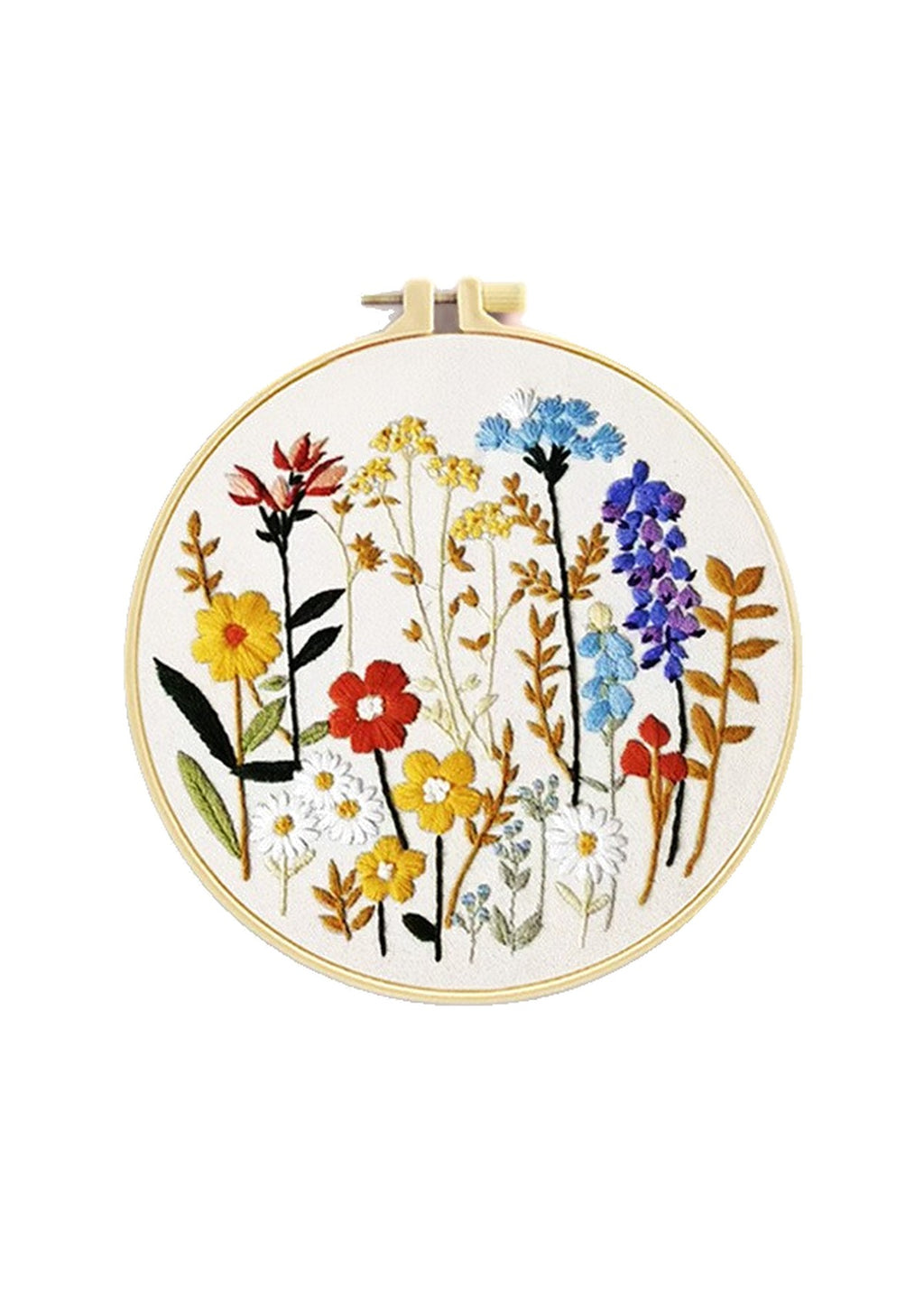 Secret Garden - Wildflowers Embroidery Kit - Beginner Friendly