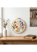 Secret Garden - Wildflowers Embroidery Kit - Beginner Friendly