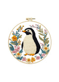 Wanderlust Wings - Garden Penguin Cross Stitch Kit - Beginner Friendly