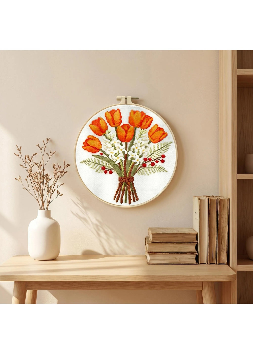 Dutch Reverie - Tulip Cross Stitch Kit - Beginner Friendly