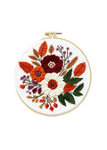 Floral Harmony - Botanical Garden Cross Stitch Kit - Beginner Friendly