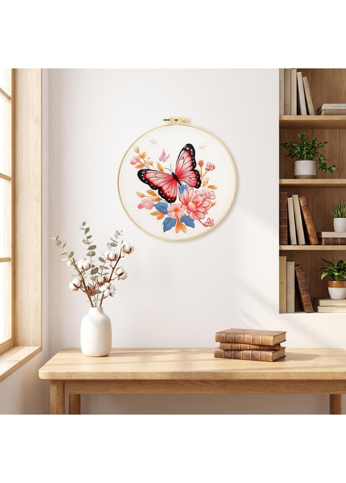 Chuang Tzu’s Dream - Butterfly Cross Stitch Kit - Beginner Friendly| Literary-Inspired