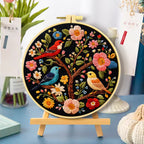 Joyful Aviary Blooms - DIY Embroidery Kit