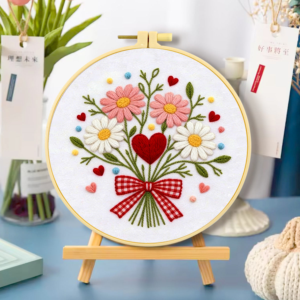 Whispers of Blossom Bouquet - DIY Embroidery Kit