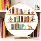 Bookshelf Botanicals - DIY Embroidery Kit