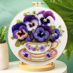 Pansy Reverie - DIY Embroidery Kit