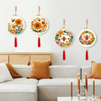Golden Nectar Wreath - DIY Cross Stitch Kit