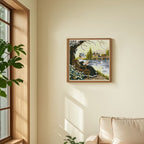 Lakeside Reverie - DIY Cross Stitch Kit Detail 1