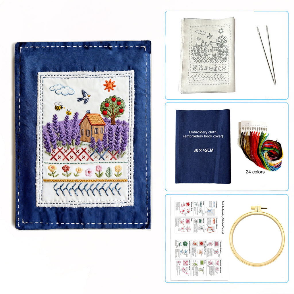The Embroiderer's Stitch Journal - DIY Embroidery Kit Detail 3