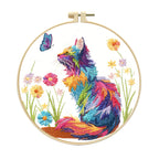 Feline Fantasia - DIY Embroidery Kit Detail 4