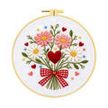 Whispers of Blossom Bouquet - DIY Embroidery Kit Detail 4