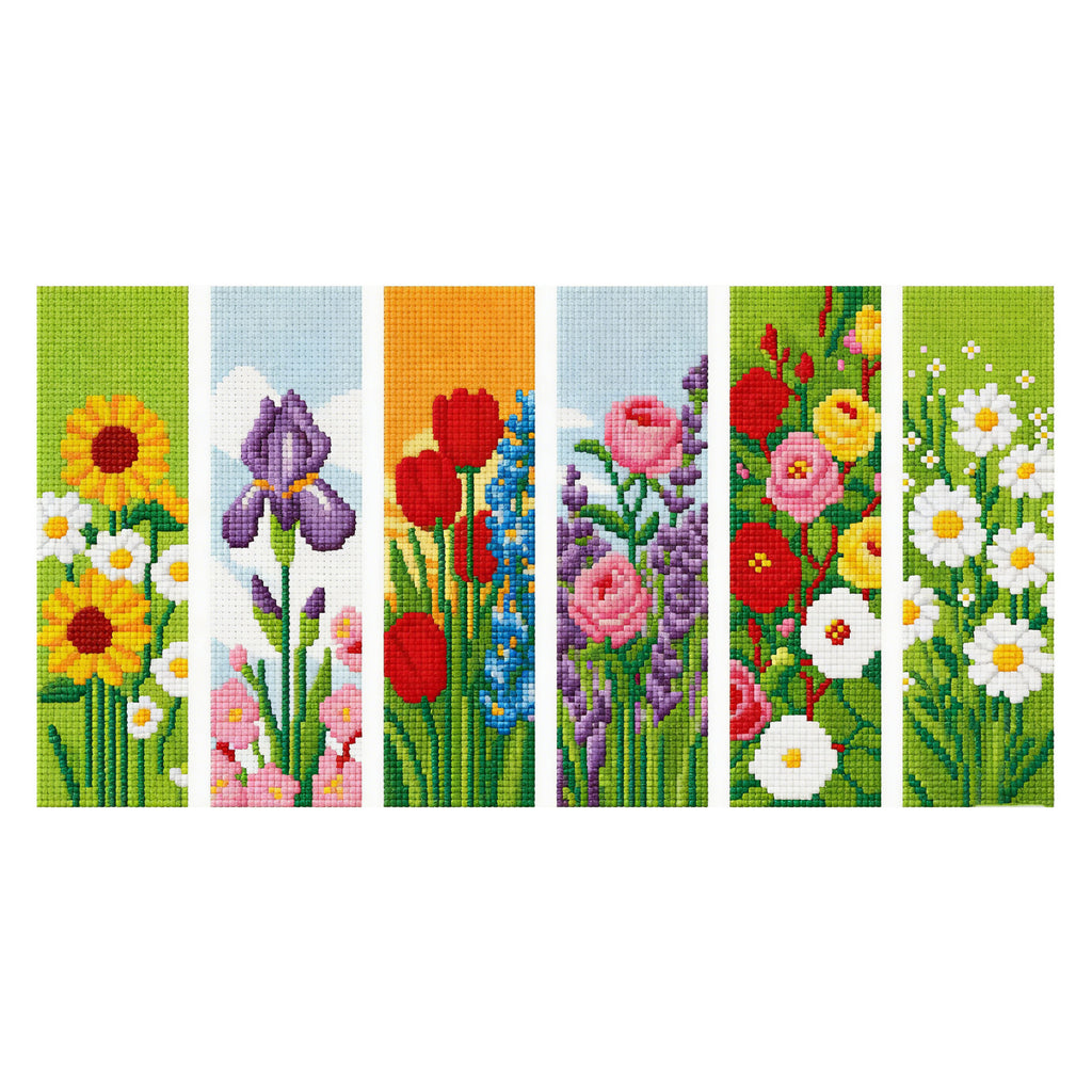 Botanical Reverie Bookmark - DIY Cross Stitch Kit Detail 4