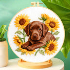 Gentle Gaze of the Labrador - DIY Embroidery Kit
